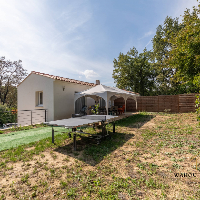 Maison Plascassier a vendre - jardin