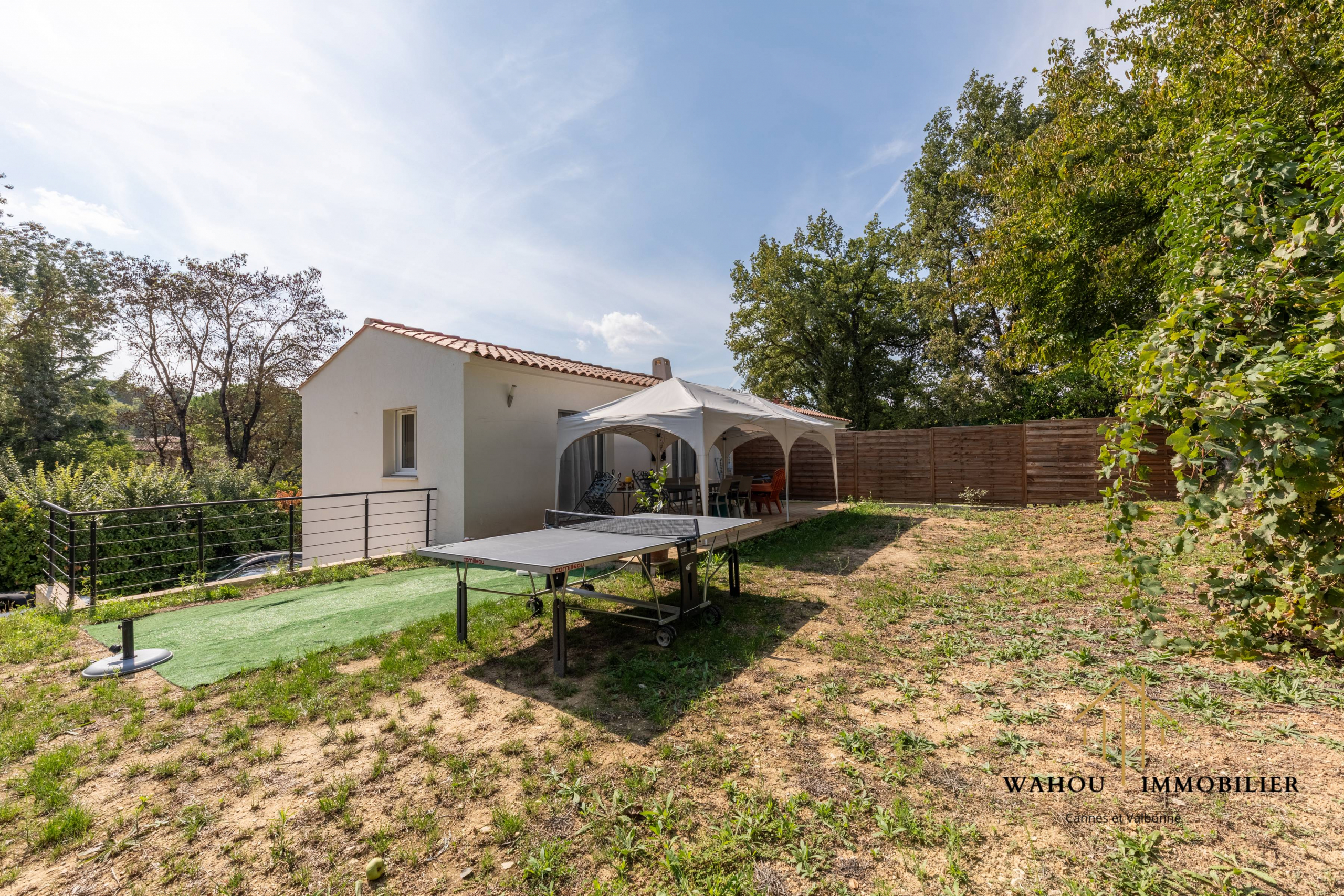 Maison Plascassier a vendre - jardin