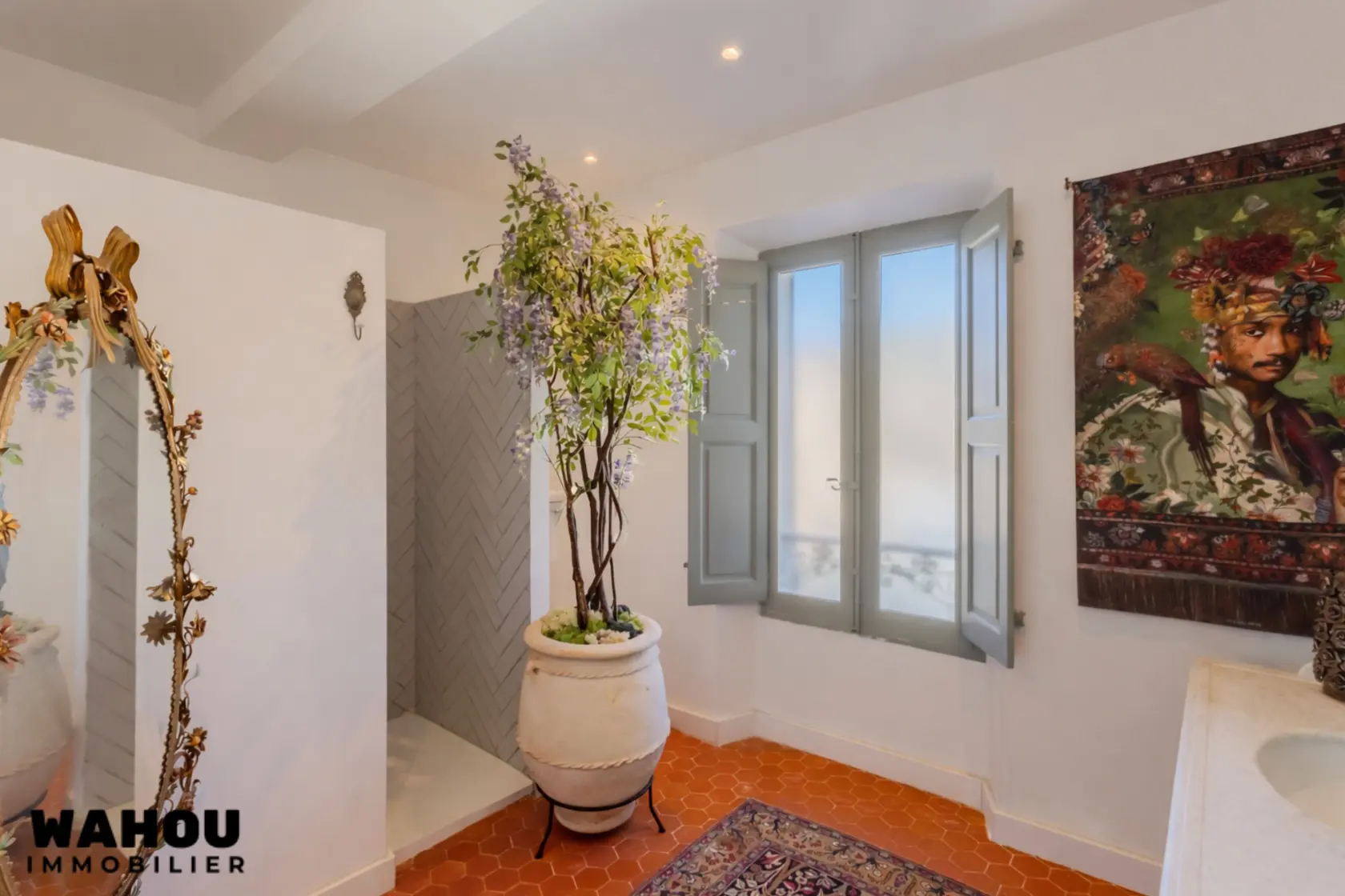 Maison-salle de douche